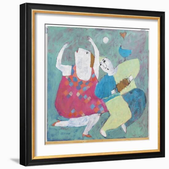 Dancing to His Tune, 2002-Susan Bower-Framed Giclee Print