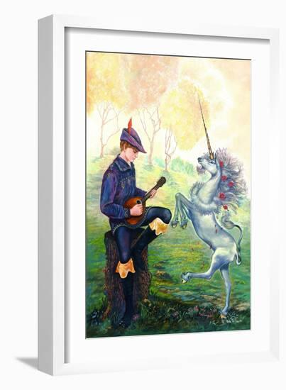 Dancing Unicorn-Judy Mastrangelo-Framed Giclee Print