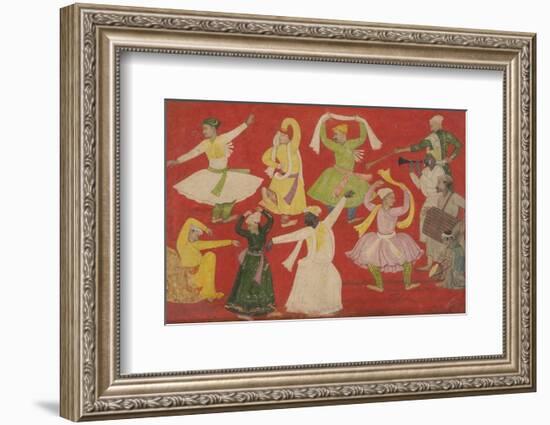 Dancing Villagers, 1730-Pandit Seu-Framed Art Print