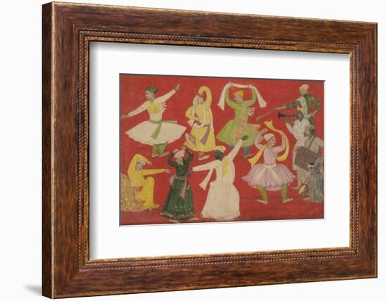 Dancing Villagers, 1730-Pandit Seu-Framed Art Print