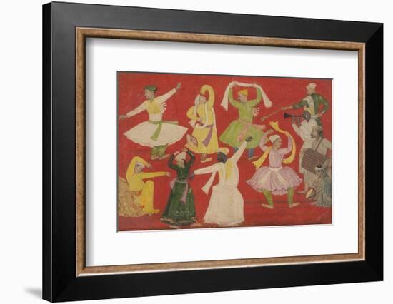 Dancing Villagers, 1730-Pandit Seu-Framed Art Print