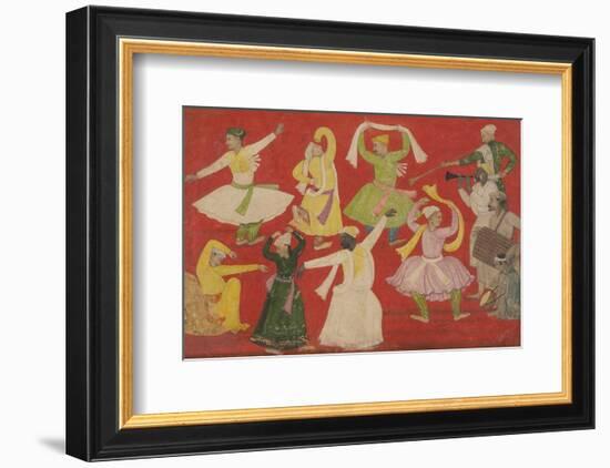 Dancing Villagers, 1730-Pandit Seu-Framed Art Print