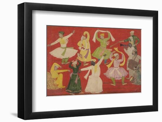 Dancing Villagers, 1730-Pandit Seu-Framed Art Print