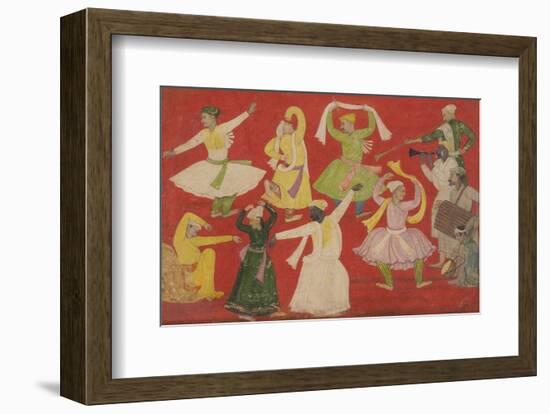Dancing Villagers, 1730-Pandit Seu-Framed Art Print