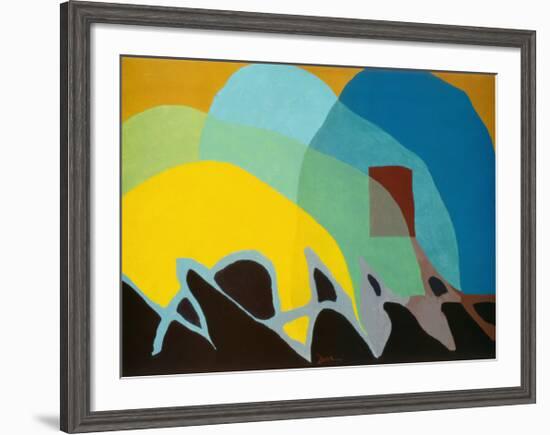 Dancing Willows-Arthur G Dove-Framed Art Print