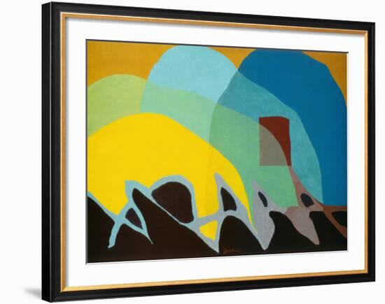 Dancing Willows-Arthur G Dove-Framed Art Print