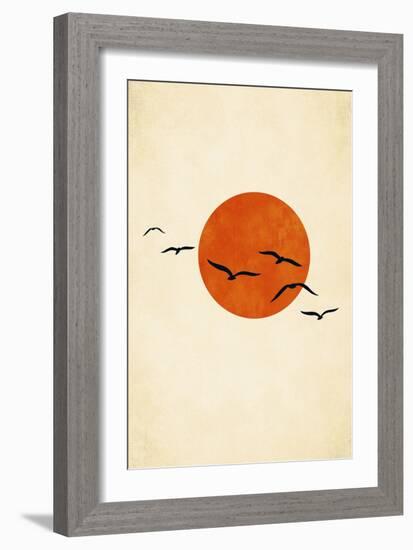 Dancing with the Sun-Kubistika-Framed Giclee Print