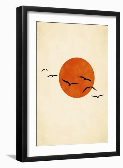 Dancing with the Sun-Kubistika-Framed Giclee Print