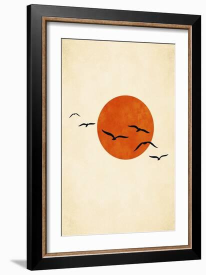Dancing with the Sun-Kubistika-Framed Giclee Print