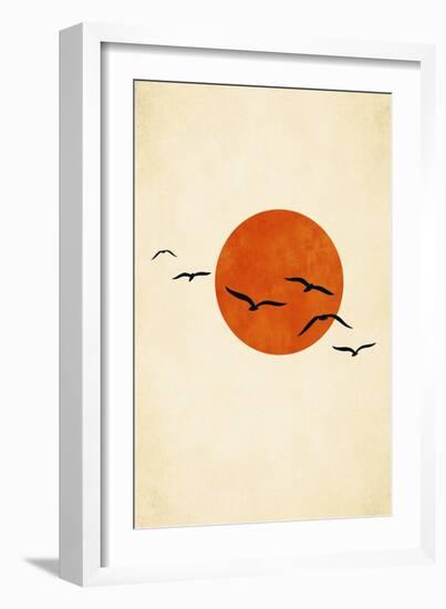 Dancing with the Sun-Kubistika-Framed Giclee Print