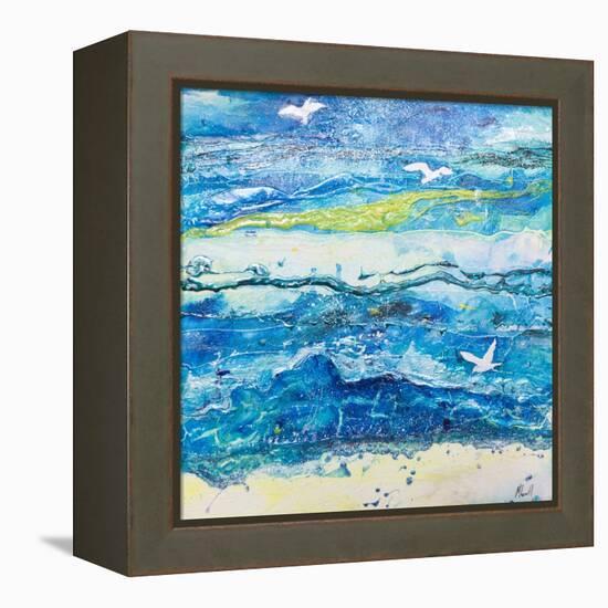 Dancing with the Waves-Margaret Coxall-Framed Premier Image Canvas