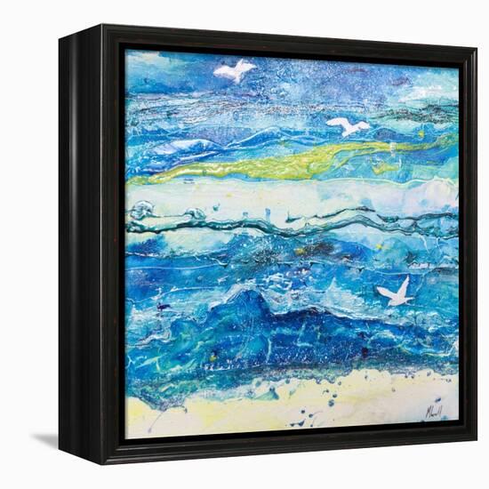 Dancing with the Waves-Margaret Coxall-Framed Premier Image Canvas