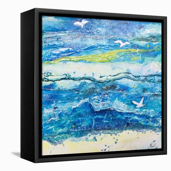 Dancing with the Waves-Margaret Coxall-Framed Premier Image Canvas
