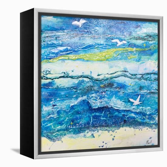 Dancing with the Waves-Margaret Coxall-Framed Premier Image Canvas