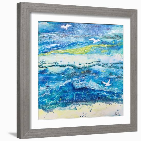 Dancing with the Waves-Margaret Coxall-Framed Giclee Print