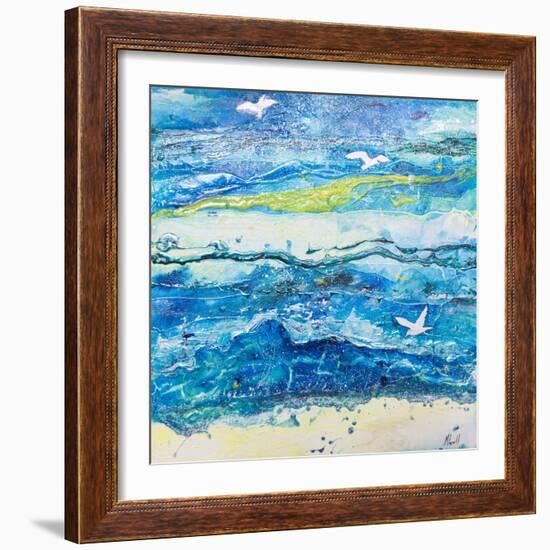 Dancing with the Waves-Margaret Coxall-Framed Giclee Print