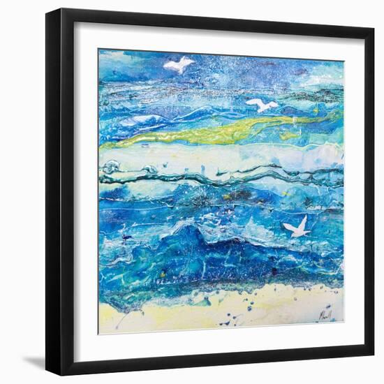 Dancing with the Waves-Margaret Coxall-Framed Giclee Print