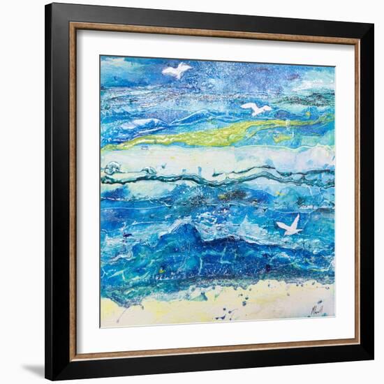 Dancing with the Waves-Margaret Coxall-Framed Giclee Print