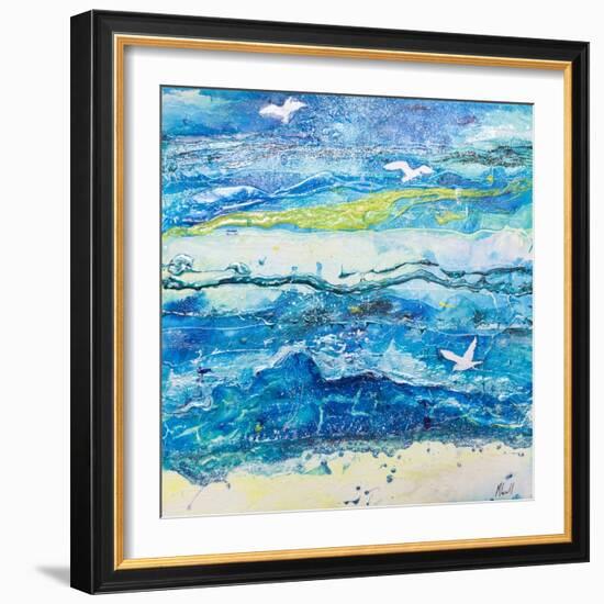 Dancing with the Waves-Margaret Coxall-Framed Giclee Print