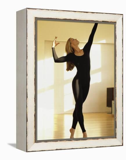 Dancing Woman-null-Framed Premier Image Canvas