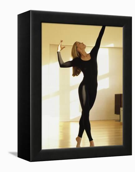 Dancing Woman-null-Framed Premier Image Canvas