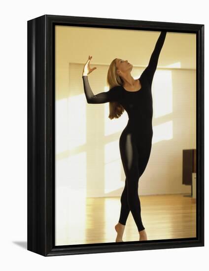 Dancing Woman-null-Framed Premier Image Canvas