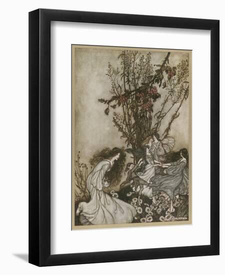 Dancing-Arthur Rackham-Framed Premium Photographic Print