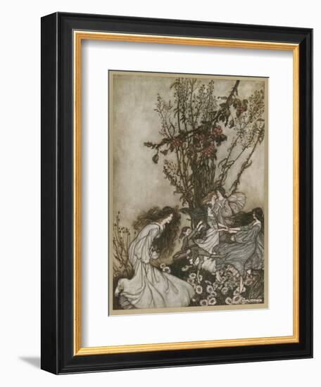 Dancing-Arthur Rackham-Framed Premium Photographic Print