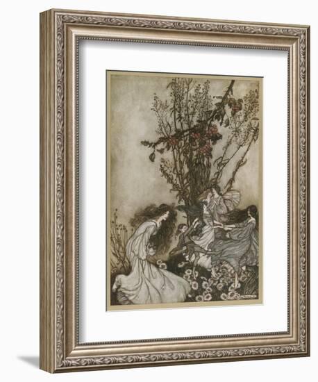 Dancing-Arthur Rackham-Framed Photographic Print