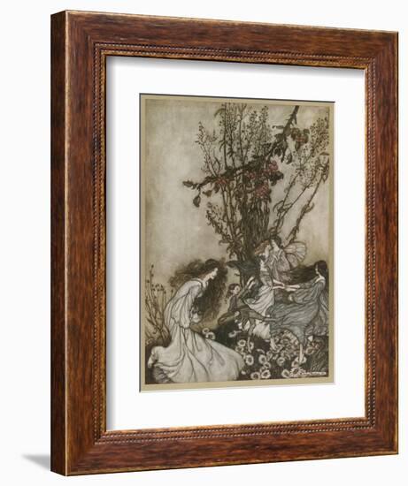 Dancing-Arthur Rackham-Framed Photographic Print