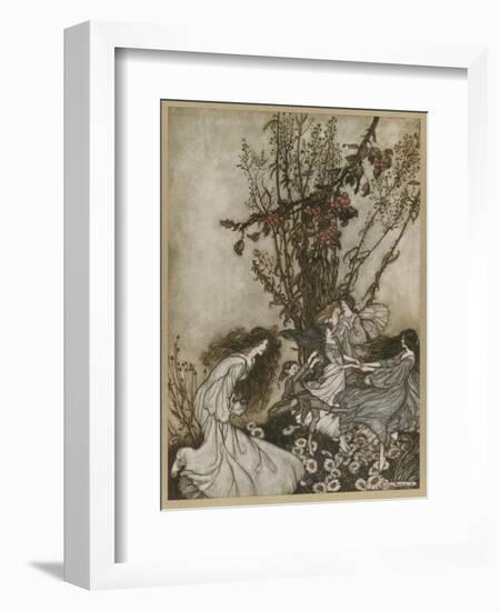 Dancing-Arthur Rackham-Framed Photographic Print