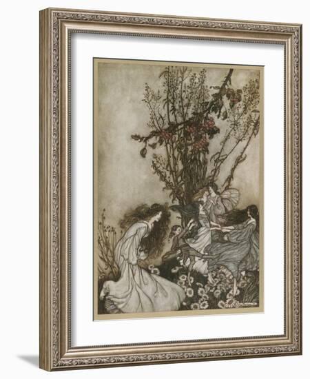 Dancing-Arthur Rackham-Framed Photographic Print