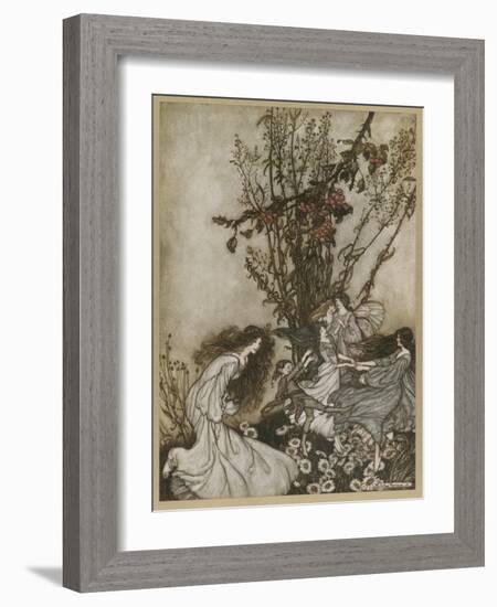 Dancing-Arthur Rackham-Framed Photographic Print