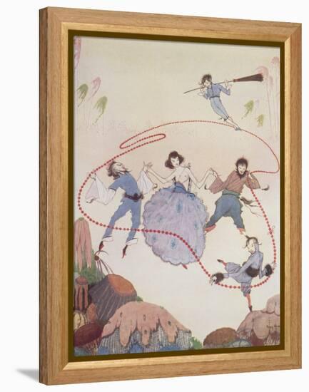 Dancing-Harry Clarke-Framed Premier Image Canvas