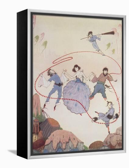 Dancing-Harry Clarke-Framed Premier Image Canvas