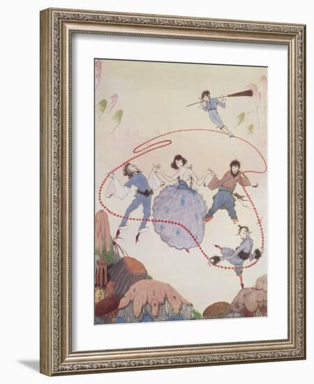 Dancing-Harry Clarke-Framed Giclee Print