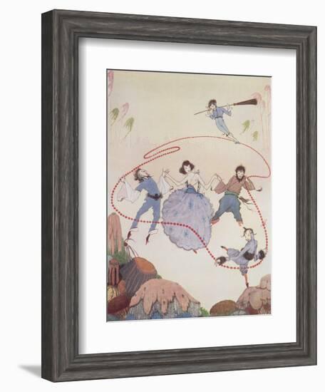 Dancing-Harry Clarke-Framed Giclee Print