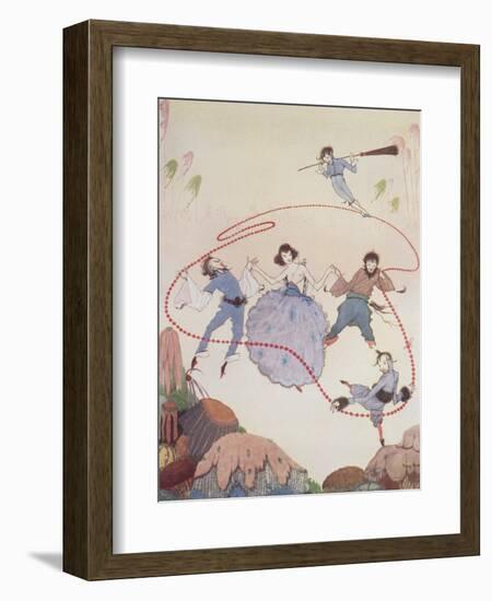 Dancing-Harry Clarke-Framed Giclee Print
