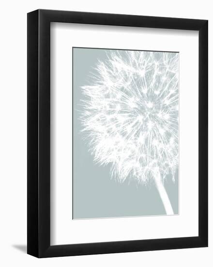 Dandelion Crop (blue)-Jenny Kraft-Framed Art Print