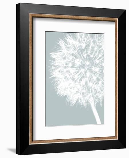 Dandelion Crop (blue)-Jenny Kraft-Framed Art Print