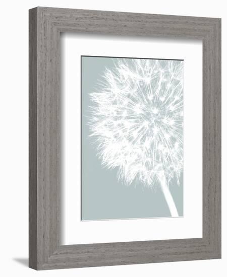 Dandelion Crop (blue)-Jenny Kraft-Framed Art Print