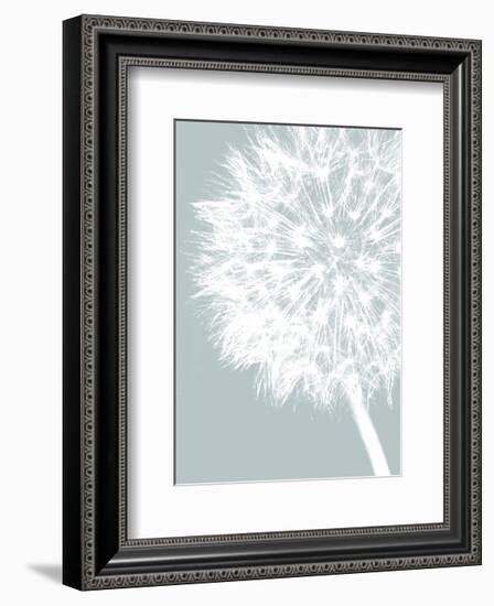 Dandelion Crop (blue)-Jenny Kraft-Framed Art Print