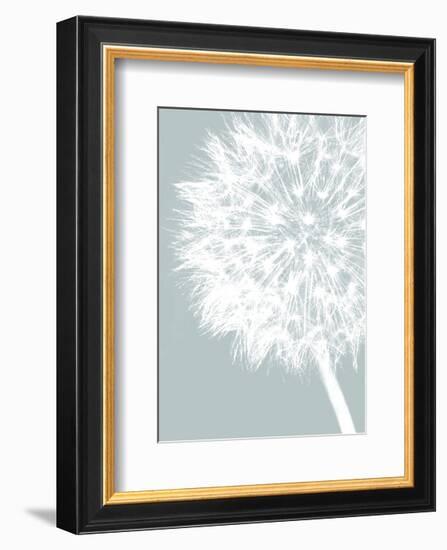 Dandelion Crop (blue)-Jenny Kraft-Framed Art Print