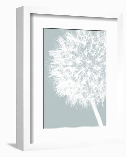 Dandelion Crop (blue)-Jenny Kraft-Framed Art Print