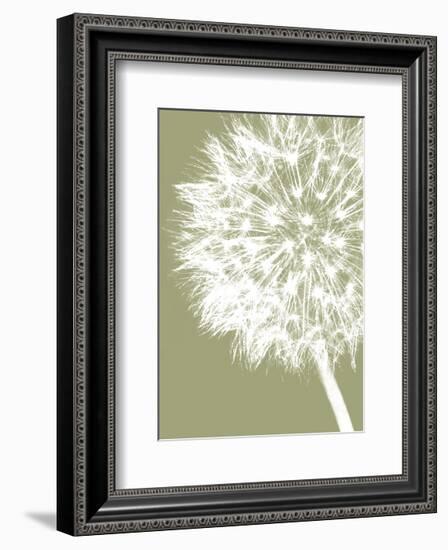 Dandelion Crop (khaki)-Jenny Kraft-Framed Art Print