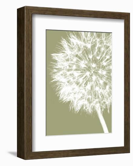 Dandelion Crop (khaki)-Jenny Kraft-Framed Art Print