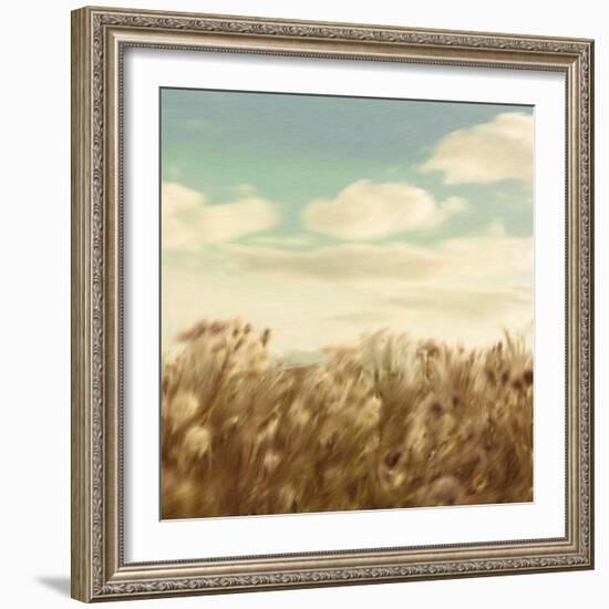 Dandelion Field-Anna Polanski-Framed Art Print