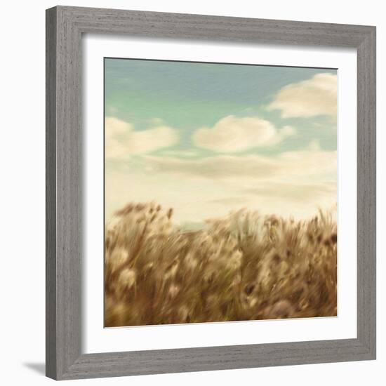 Dandelion Field-Anna Polanski-Framed Art Print