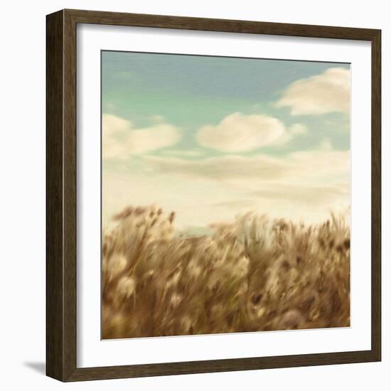 Dandelion Field-Anna Polanski-Framed Art Print