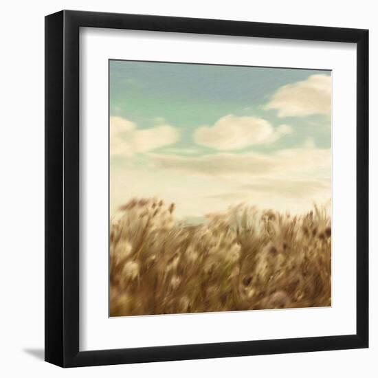 Dandelion Field-Anna Polanski-Framed Art Print